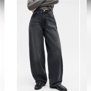 BDG urban outfitters black barrel jeans